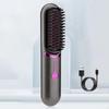 Žehlička na vlasy, kartáč na rovnání vlasů, multifunkční hřeben se 3 nastavitelnými teplotami pro