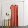 Bohemian Beach Holiday Long Women's Summer Plus Size Short Sleeve Loose Dress