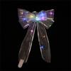 Christmas Tree Bow LED Ribbon Bows, Christmas Tree Topper, Decorative Bows , Handmade Decorative Bow For Christmas Tree Wreath Crafts DIY Decoration