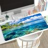 Wide Desk Mat Gaming Mouse Pad Cloth Surface Non Slip Rubber Base for PC Laptop Keyboard Home Office Setup