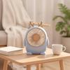 5xSmall Tabletop Fan Circular Grille USB Desk Stable Base for Desktop, Dorm Room Pink Rabbit