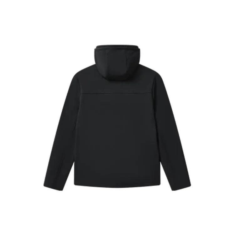 Fila Jackets Men's Jet Black Hooded Moderate Other (Unisex) Jackets F11M318508F BK