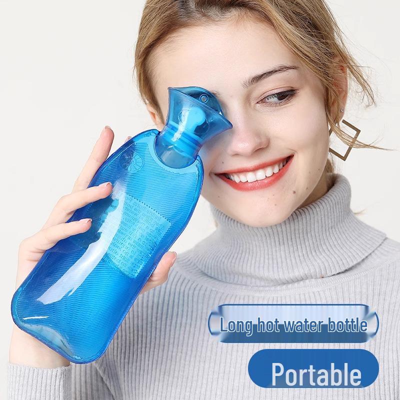 Long PVC Hot Water Bottle Hand Warmer & Massage Bag