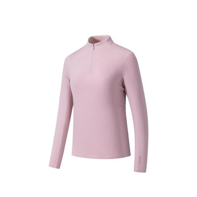 Champion Outdoor Series Simple Soft Moisture-Wicking Quick-Dry Comfortable Long Sleeve Knit Shirt Women Tops 162540409-1
