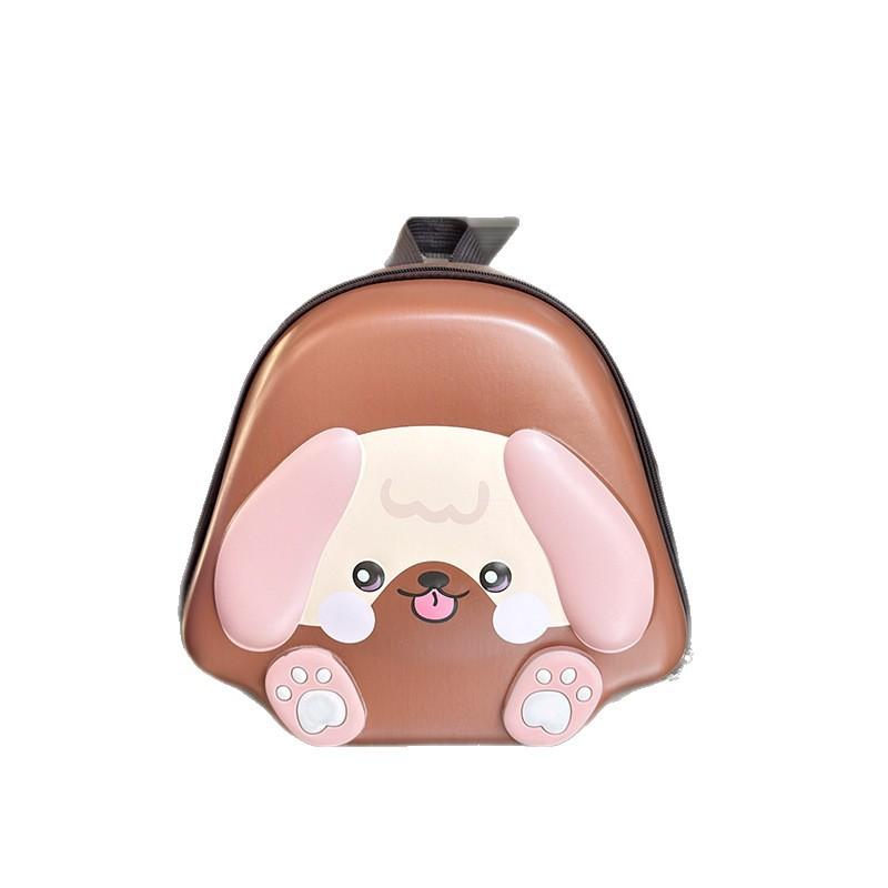 Schoolbag New Kindergarten Baby Small Schoolbag Cartoon Cute Puppy Boys and Girls Eggshell Backpack Children Go Out Backpack