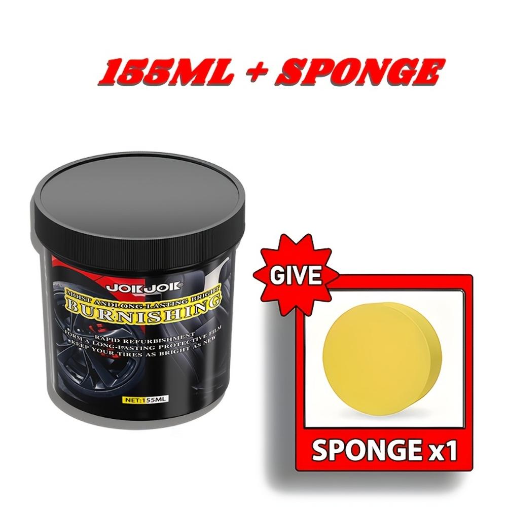 [Car Refurbishment Cream] Scratch Repair & Tire Polishing Cream | Car Interior Care Refurbishment Wax for Plastic, Leather Seats