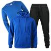Men's Autumn/Winter Fleece Hoodie & Sweatpants 3-Piece Set - Casual Sportswear Suit