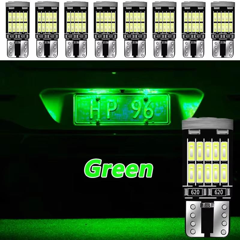 8-16PCS T10 W5W LED Bulb CANBUS No Error 12V 4014-26SMD 400LM 6500K Super Bright White Car Interior Dome Door Maps Trunk Lights