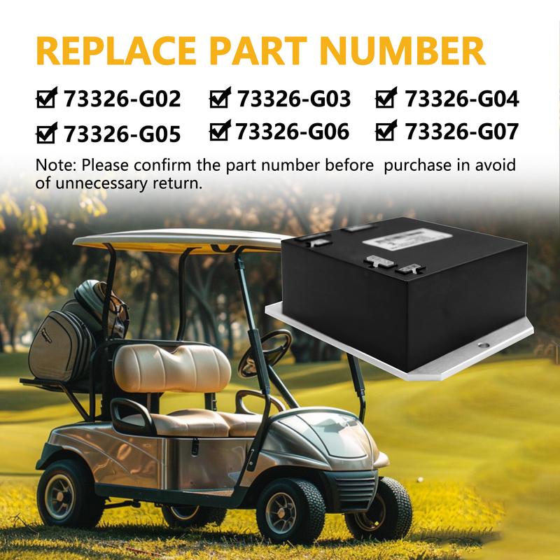 73326-G02 36V 350A Motor Controller for (2000-2009) EZGO TXT Golf Carts, Replaces 73326G04 73326G05 73326G06 73326G07 73326G08