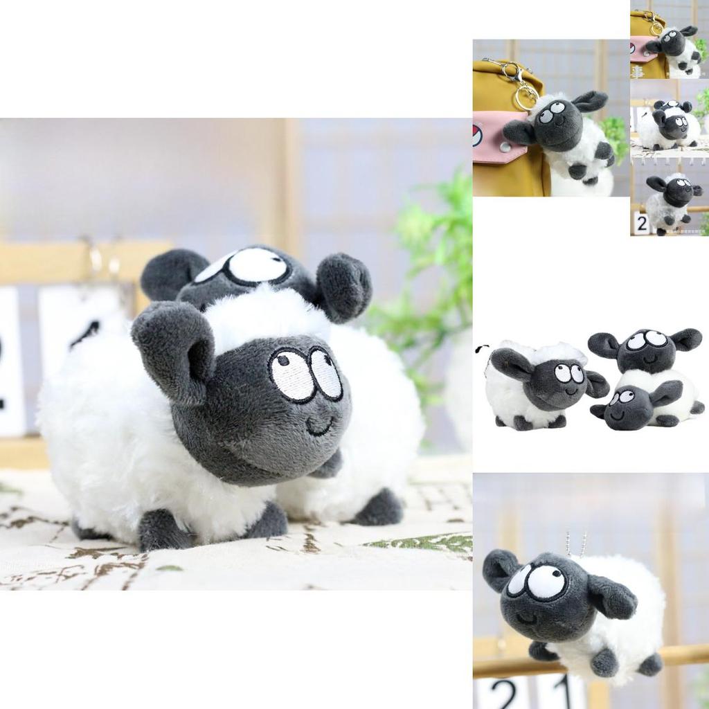 Charming Little Sheep Plush Toy Cozy Keychain Fluffy Lamb Doll For Bag Accessories