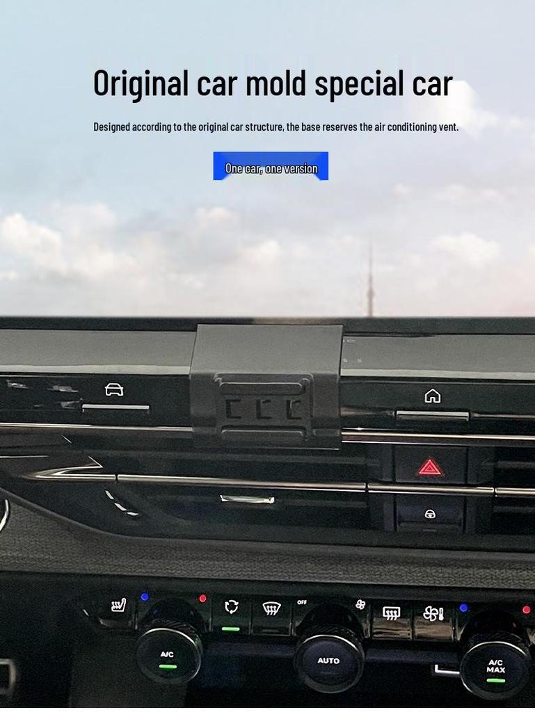 2021 Versailles Car Wireless Charging Phone Holder with Navigation