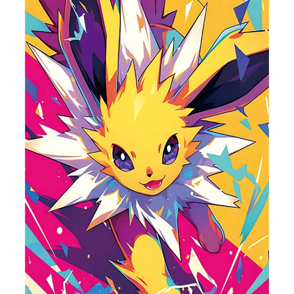 Pokemon Home Decoration Canvas Painting HD Anime Colorful Poster Figure Squirtle Gengar Pikachu Charmander Wall Art Picture Gift