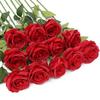 5Pcs Artificial Flowers Silk Rose Bouquet Wedding Wreaths Christmas Valentine's Day Gifts  Home Garden Party Decorative Diy Gift