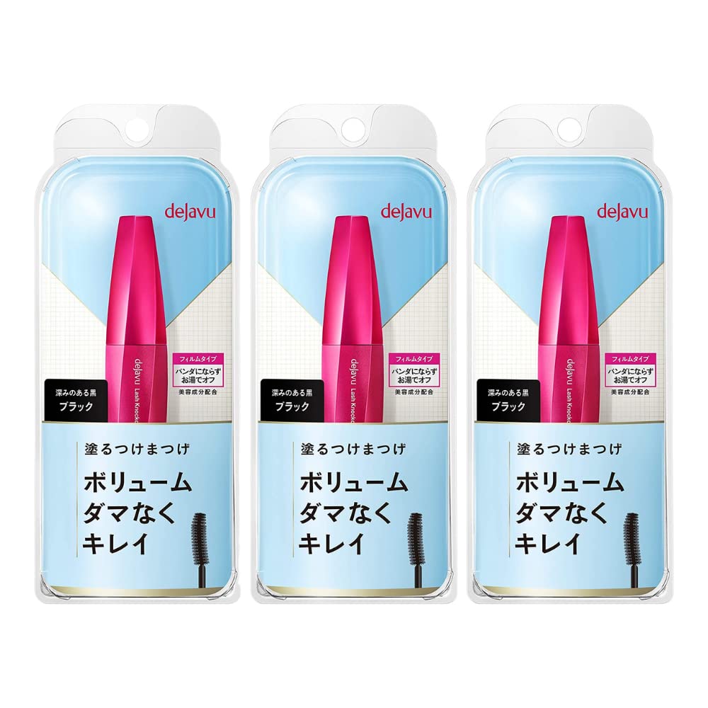 

тушь для ресниц Dejavu Lash Knockout Extra Volume E1 черная [Набор 3 шт.]