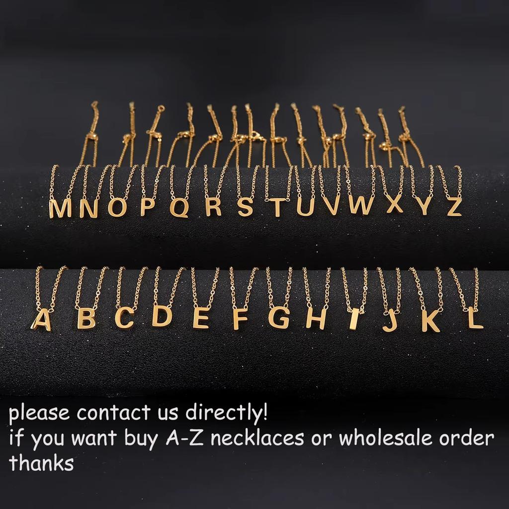Cazador Minimalistische Initial AZ Letter Ketting voor Vrouwen Alfabet Roestvrijstalen Choker Kettingen Sieraden Verjaardagscadeau Groothandel
