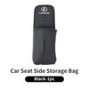 Boîte à mouchoirs pour siège de voiture Sac de rangement pour essuie-tout en cuir Accessoires pour Lexus CT200h ES250 ES300h IS250 IS200 GS300 GX470 GS460