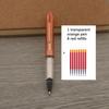 1Pc Ballpoint Pen + 8 Refills Black Blue Red Ink Gel Pen Bullet Tip 0.5mm Rollerball Pen School Office Supplies Stationery Pen