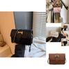 Chic Black Pu Leather Crossbody Bag For Women Stylish Versatile Small Square Handbag