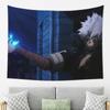 My Hero Academia Dabi Anime Manga MHA Blueflame Tapestry Wall Hanging Aesthetic Home Decor Tapestries for Living Room Bedroom