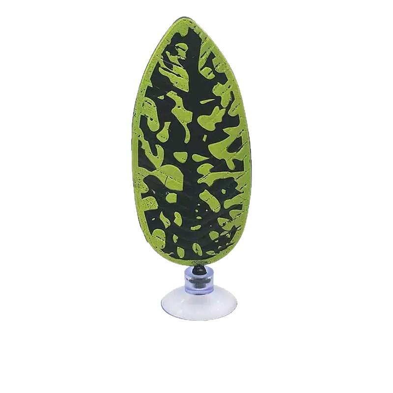 Douyu Fish Tank Leaf Ornament with Suction Cup - Aquarium Decoration for Resting, Sleeping, and Spawning Fish