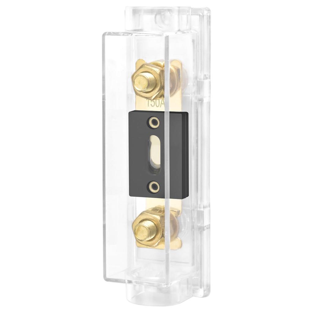 Heschen Car Audio Video Stereo ANL Fuse Holder, 0/2/4 Gauge In and Out with ANL Fuse (150A)