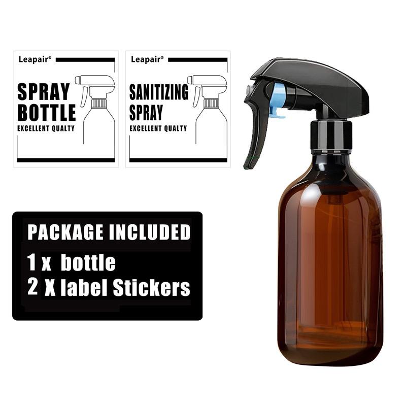 500ml Etiketli Yeniden Doldurulabilir Sprey Şişeleri Plastik Taşınabilir Tetik Sprey Şişesi Bahçe Bitki Mutfak İçin Makyaj Aracı