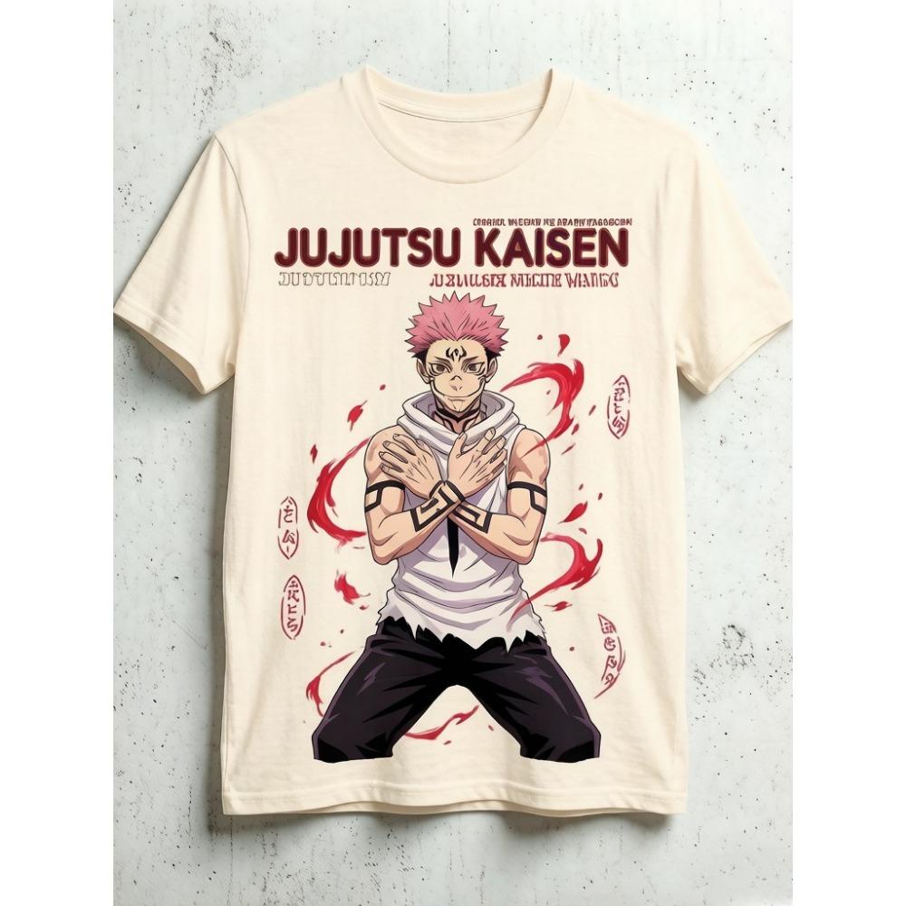 Summer Collection T-shirt for Anime Jujutsu Kaisen Toji Fushiguro Suitable for Both Men and Women Clothing