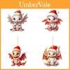 Neuer stilvoller Acryl Weihnachtsdrachen Autoanhänger für festliche Weihnachtsdekorationen