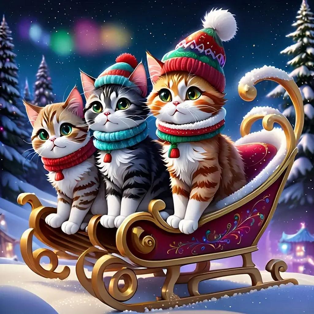 DIY Full Round Diamond Paint Křížový steh Veselé Vánoce Santa Claus Sněhulák Domácí dekorace Umění Diamantová malba 5D Diamantová umělecká malba