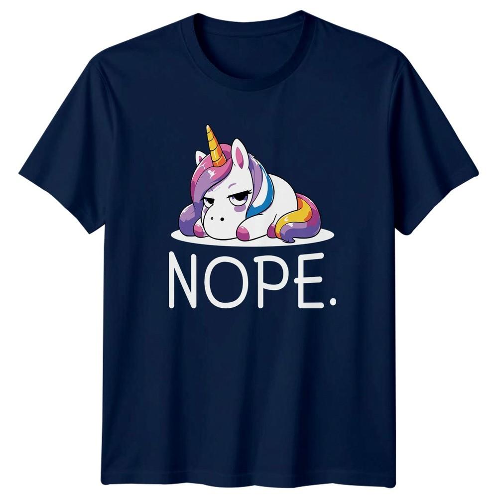 Nope Einhorn T-Shirt Mythisches Wesen Geburtstagsgeschenk Für Ihn Und Sie