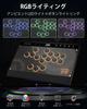 Haute42 Leverless Arcade Stick Controller with Magnetic Detachable Slim Wide C16 for Fighting No RGB Replaceable Rapid Fire Moderate Button Japanese