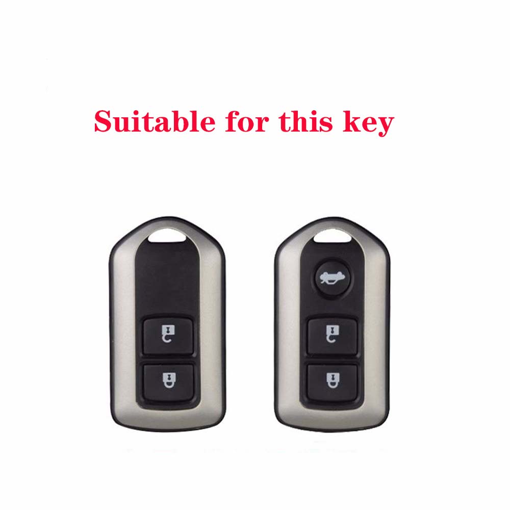 New Silicone Car Remote Key Case Cover For Toyota Vios 2014 Keychain Key Holder Fob Key Shell Accessories