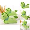 Green Horse Plush Toy With Mosaic Scarf Decor For Kids Bedroom Decor Gift For Children