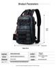 20L Wear-Resistant Oxford Fishing Rod Crossbody Bag