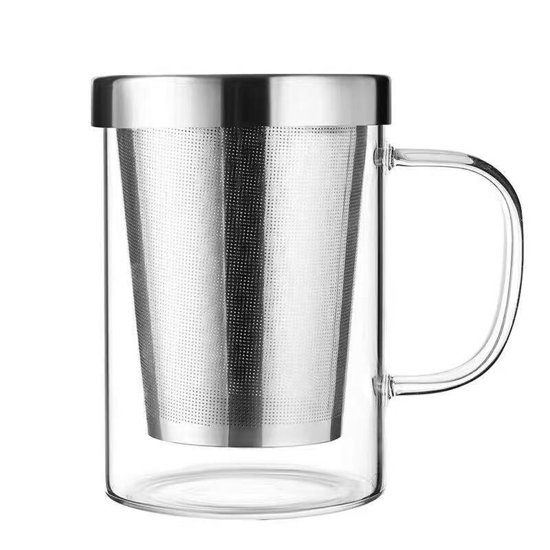 Shangqi High Borosilicate Glass Tea Infuser Mug