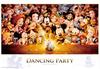 Tenyo In Jigsaw Puzzle Disney Dancing Party Includes and Service Card (Tenyo) [Made Japan] 1000-Piece (51x73.5cm) D-1000-434, Glue, Spatula,