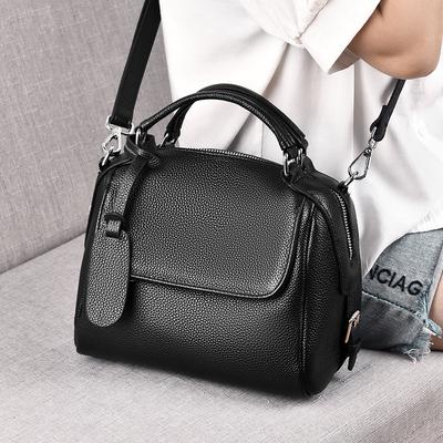 Håndtaske/Skuldertaske til håndbagage, Crossbody-taske af okselæder, Moderigtig og afslappet taske til kvinder i blødt læder