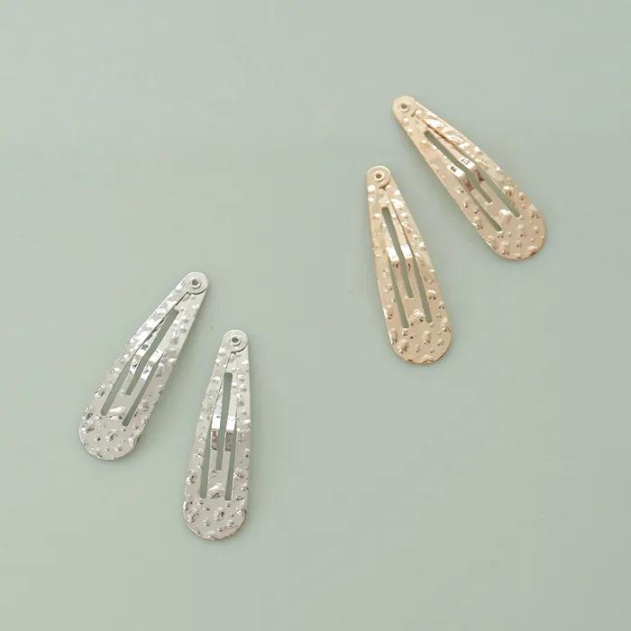 [2SET] sand hair clip - 2color