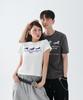 ESCAPEFROM [Escf X Hot Today] Stardust Horses Print Slim Fit Short Sleeve T-Shirt Ivory