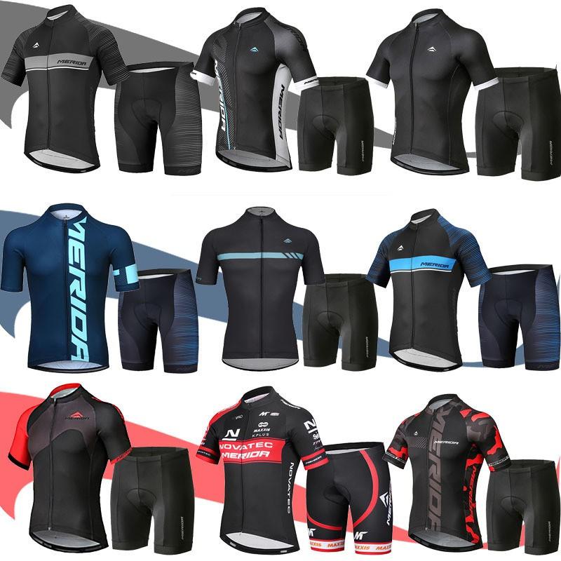Men Women Cycling Jersey Shorts Set Quick Dry Breathable Bike Riding Outfit Road Mountain Bikes