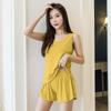 Plus Size Women's Summer Pajama Set - Comfortable Vest & Loose Shorts