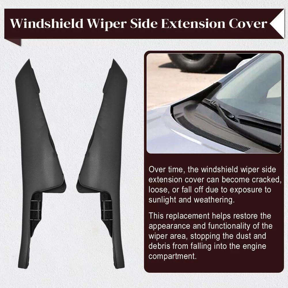 Auto Voorruitenwisser Zijdelingse Afdekking Waterafwijzer Kap Plaat Voor Toyota Corolla 2007 2008-2013 53824-02020 53823-02020