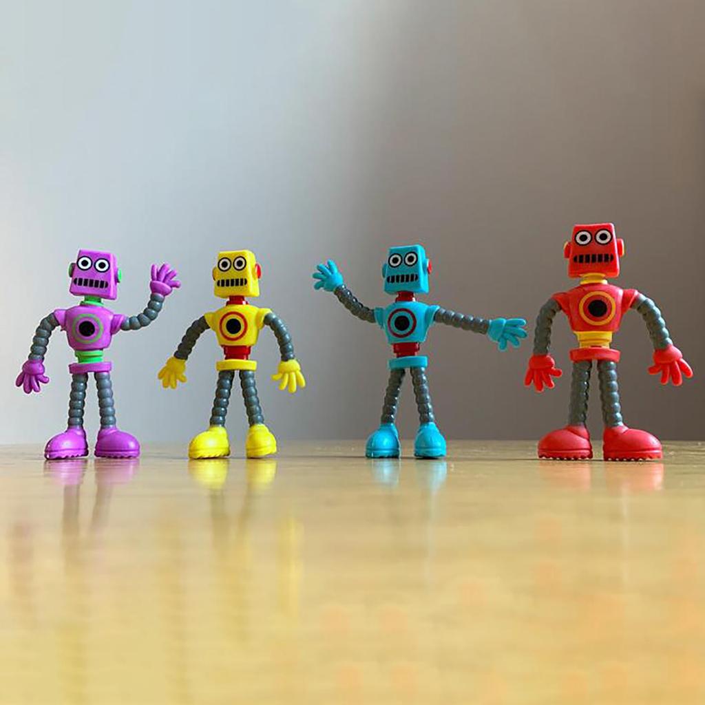 Figets Toys Creative Wire Robot Twisted Tdeformed Ever-Changing  Doll Fun Decompression Tricky Children Toy Christma Gift