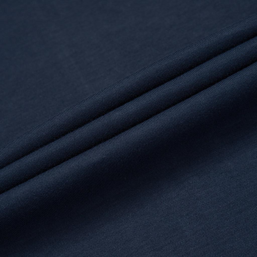 Emporio Armani FW24 Logo Print Stand Collar Casual Long Sleeve Cuffed Sports Suit Men suits Navy-Blue 112103-CS590-00135