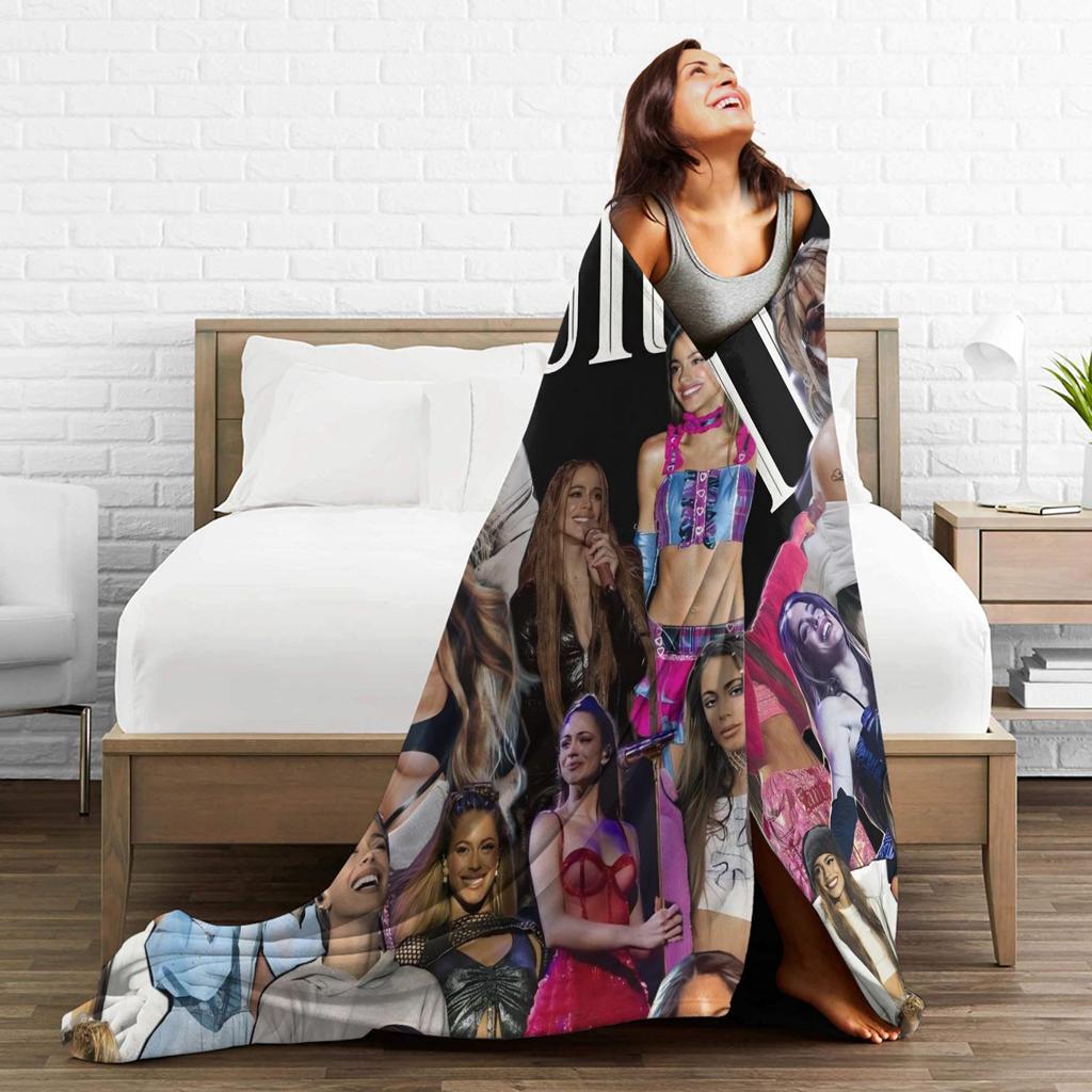TINI STOESSEL Futtura Tour  Blankets  Travel Office Flannel Throw Blanket For Couch Chair Soft Warm Customized Quality Bedspread