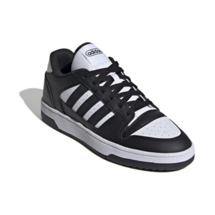Adidas Turnaround Fashion Versatile Durable Breathable Low-Top Basketball Shoes Unisex Sneakers Black White IE1011