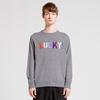 VIABON DE VIA Unisex_100% Wool Lucky Round Neck (Grey)
