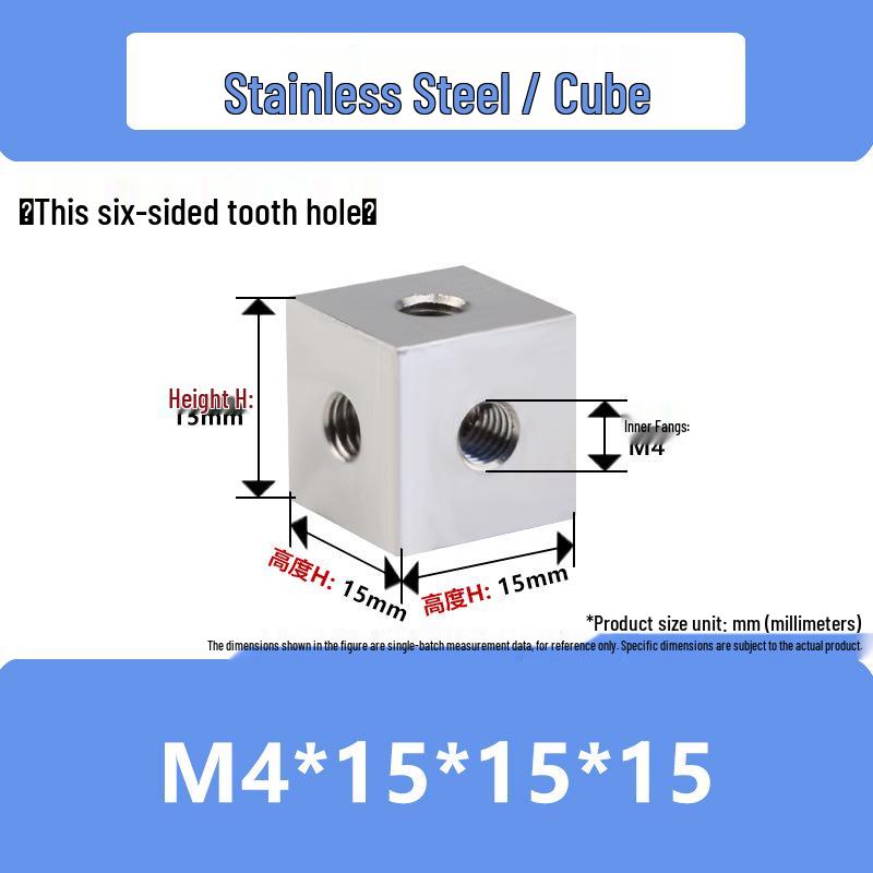 Aluminum Alloy Hex Nut Acrylic Connector Cap