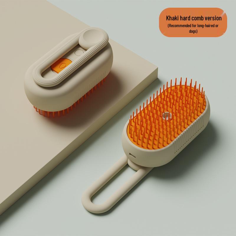 Universal Pet Electric Spray & Massage Comb for Cats and Dogs - Anti-Flyaway Hair Bath Brush
