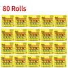 40/80Rolls Fly Sticky Paper Strong Glue Strip For Flies Paper Strips Double Sided Flying Insect Bug Mosquitos Catcher Roll Tape